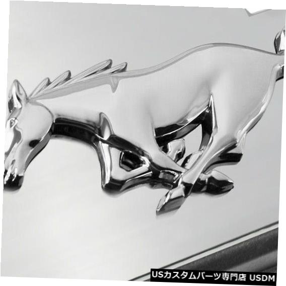 2015-2020マスタング2.3クロムビレットエンジンヒューズボックスカバーw実行中の馬の紋章