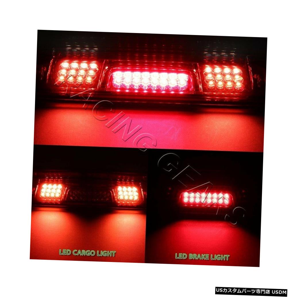RED LENS 3RD THIRD LED REAR BRAKE TAIL LIGHT FIT 15-18 GMC SIERRA 2500HD 3500HD