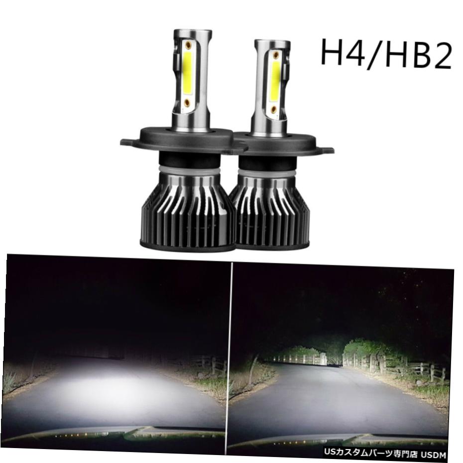2倍H4 / HB2 / 9003 LEDヘッドライトキットの球根6000Kハイ/ロービームフォグランプスーパーブライト