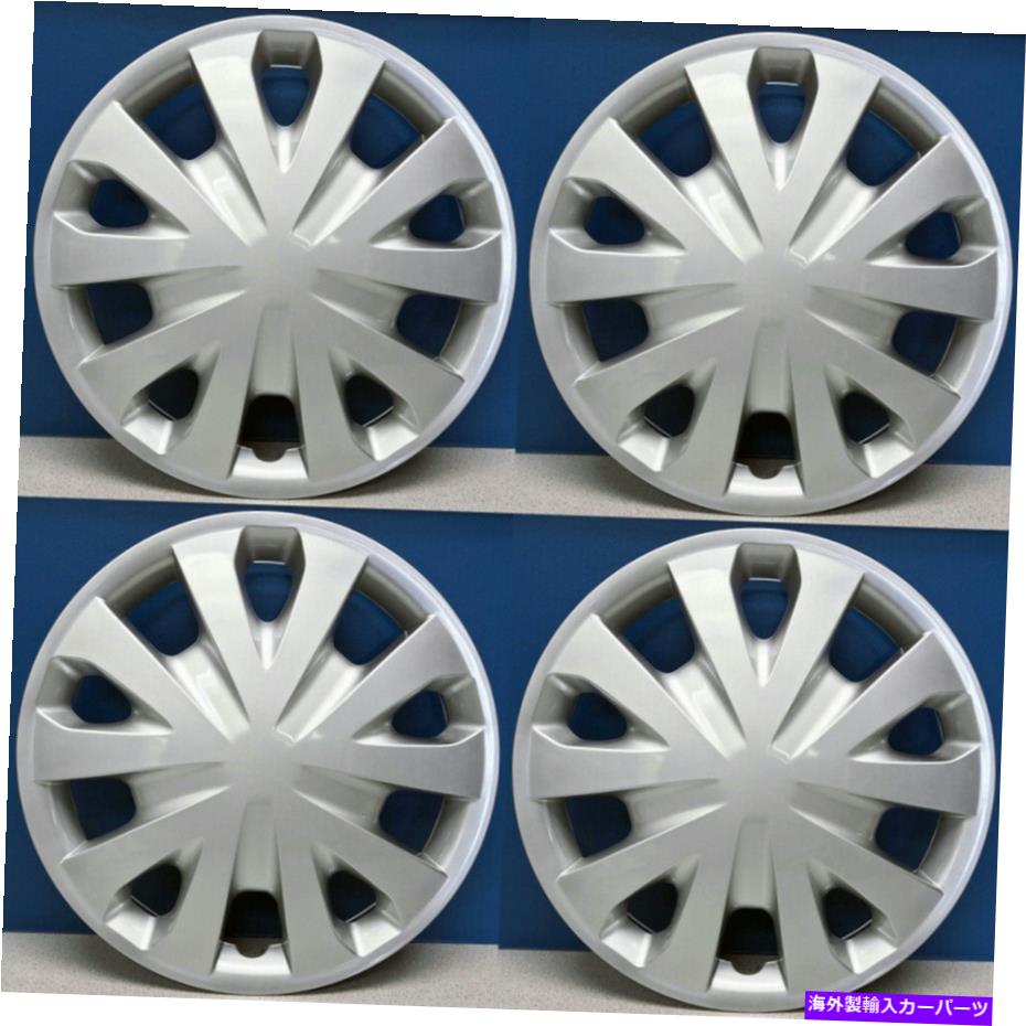 Wheel Covers Set of 4 FITS 2012-2018日産バーサスタイル15 ホイールキャップ/ホイールNEW SET / 4＃496-15Sカバー FITS 2012-