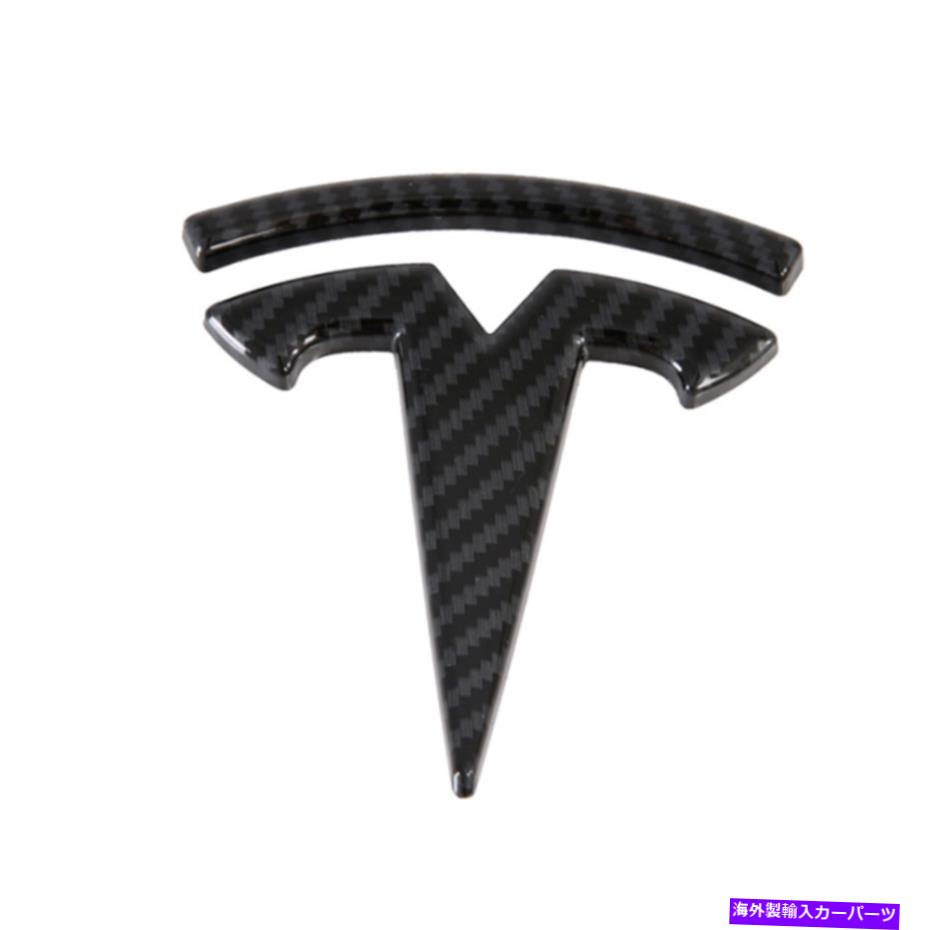 Cover Rear Trunk テスラモデル3リアカーボンファイバートランクエンブレムカバー、2017年から2021年 Tesla Model 3 Rear Carbon