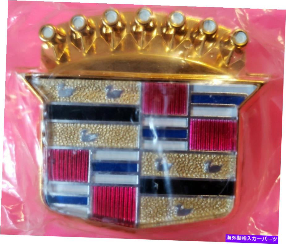 Cover Rear Trunk 新着！！ CADILLAC CREST GOLD TRUNK LOCK COVER 1991 - 1993 NOS（IN封止パッケージ） NEW!! CADILLAC CREST