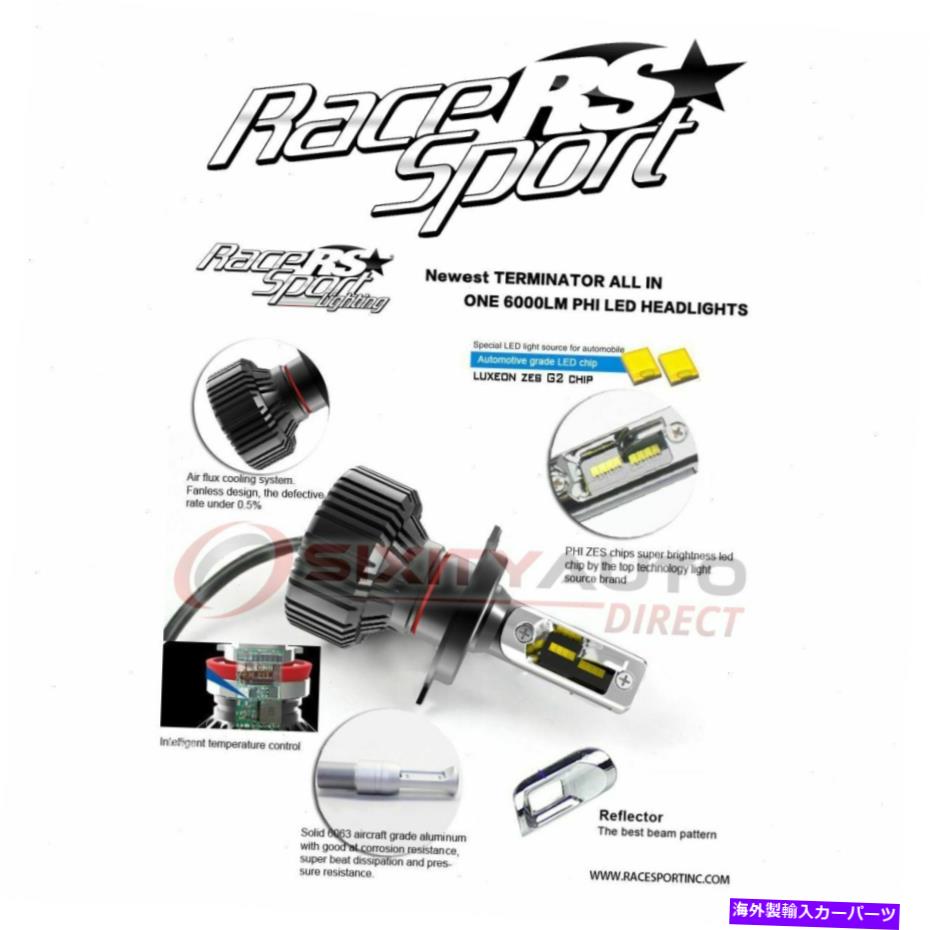 USヘッドライト 2012-2017 Buick Verano - 電気QXのレーススポーツヘッドライト変換キット Race Sport Headlight Conversion Kit