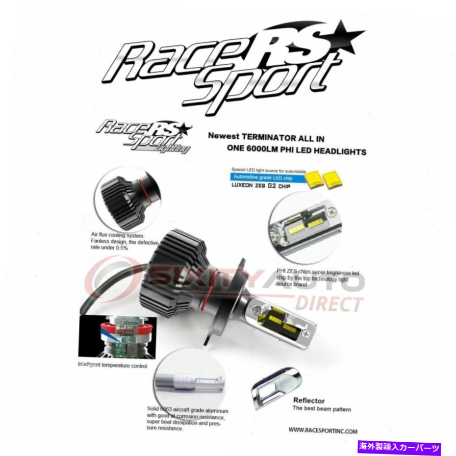 USヘッドライト 2011-2018 Dodge Durango - Electrical IXのレーススポーツヘッドライト変換キット Race Sport Headlight Conver