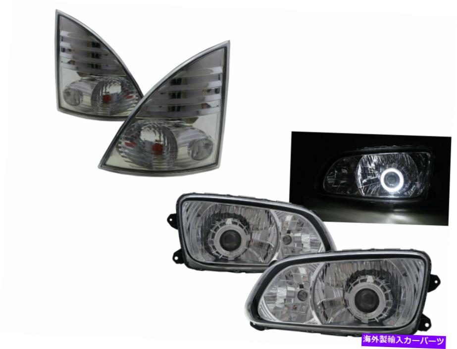 USヘッドライト 500 08-ON 2DガイドLED Angel-Eye ProjectorヘッドライトW / Motor CH V3 Hino LHD 500 08-ON 2D Guide LED Ange