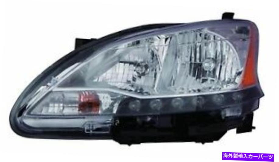 USヘッドライト 13-14日産Sentra Left Driverのヘッドライトフロントランプ Headlight Front Lamp for 13-14 Nissan Sentra Left