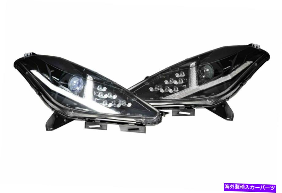 USヘッドライト 森本LF463 XB LEDヘッドライト14-19セット/黒 Morimoto LF463 XB LED Head Lights For Corvette 14-19 Set / Bla