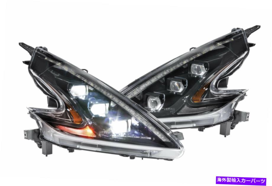 USヘッドライト 森本XB LEDプロジェクターヘッドライト：日産370Z 2009-2020プラグ＆プレイ Morimoto XB LED Projector Headligh