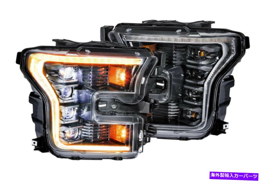USヘッドライト 森本XB LEDヘッドライトフォードF150ラプター16-20アンバー5YR保証ヘッドライト MORIMOTO XB LED Headlight Ford
