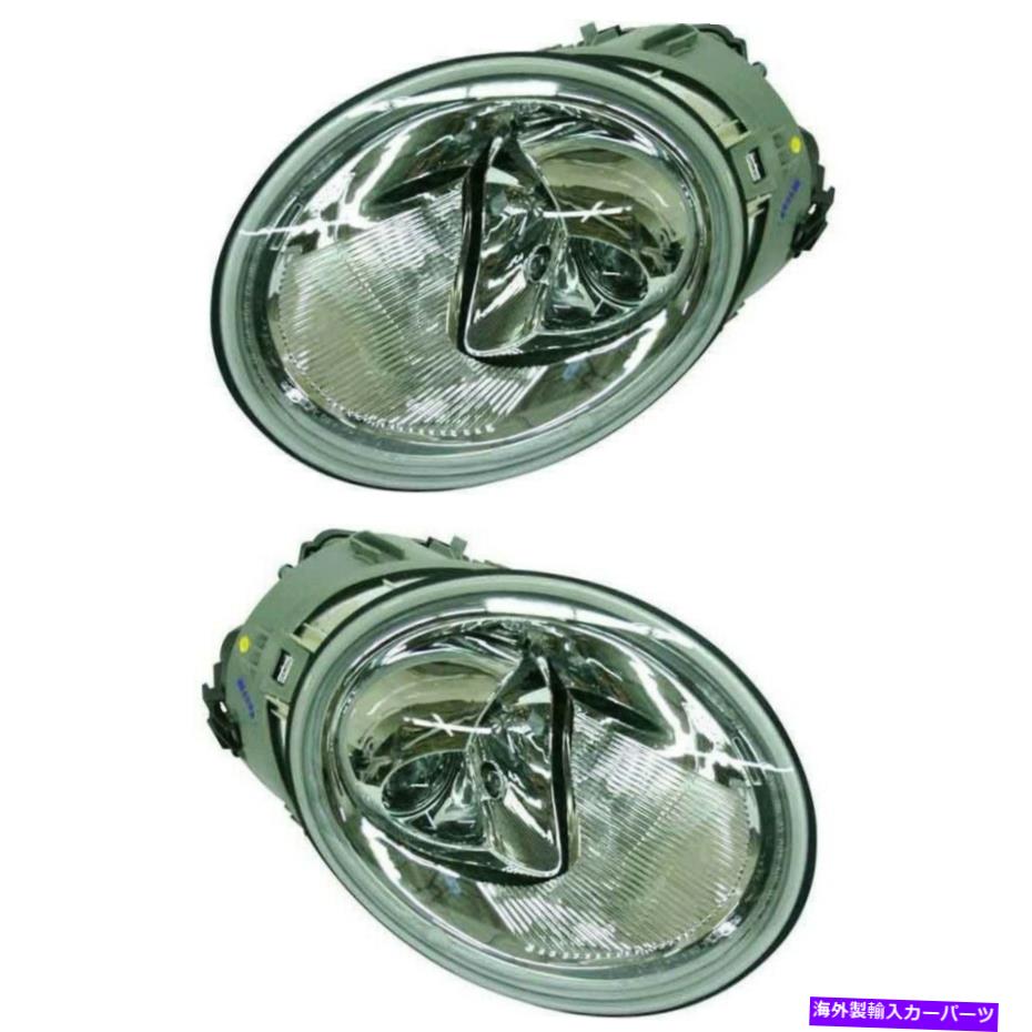 USヘッドライト Headlight 2002 2003 2004 2004 2004 Volkswagenカブトムシ球2PC Headlight Set For 2002 2003 2004 Volkswagen Beetle L