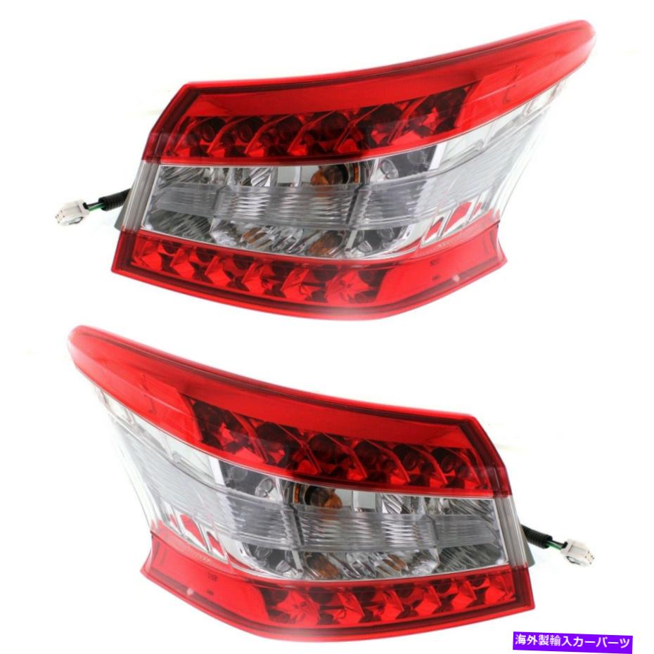 USテールライト 2013-2014日産SENTRA LH RH AUSTERのペアテールライト Pair Tail Light for 2013-2014 Nissan Sentra LH RH Oute