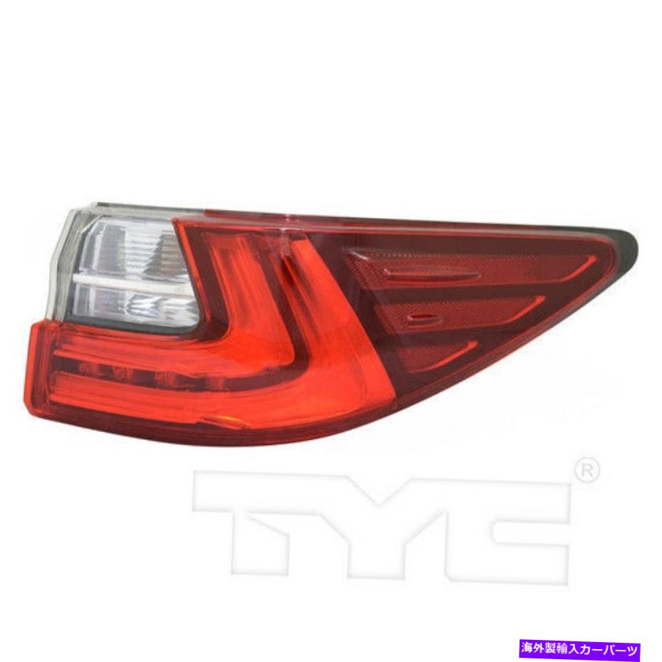 USテールライト 16-18 Lexus ES350 / 300Hのための右乗り目の右乗客 Outer Quarter Tail Light Rear Lamp Right Passenger for 1
