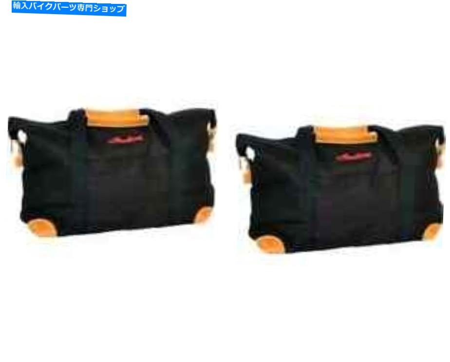 サイドバック 黒、ペアアイテムのデラックスサドルバッグトラベルバッグ＃2885131 Deluxe Saddlebag Travel Bags in Black, Pair
