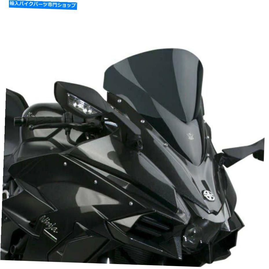 Windshield 川崎忍者H2 18 VSTREAM SPORTダークグレーraplacemen Windscreen For Kawasaki Ninja H2 18 VStream Sport Dark Gray