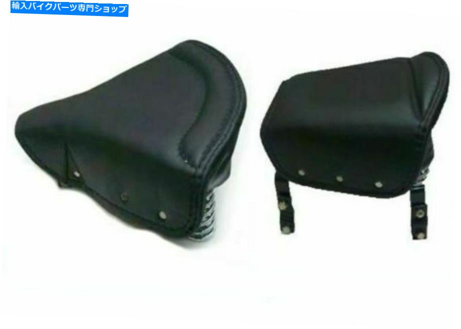 シート Ariel Triumph BSA Norton Blackのための新しいライクレッケ純粋な革のフロント＆リアシート New Lycette Pure Leather F