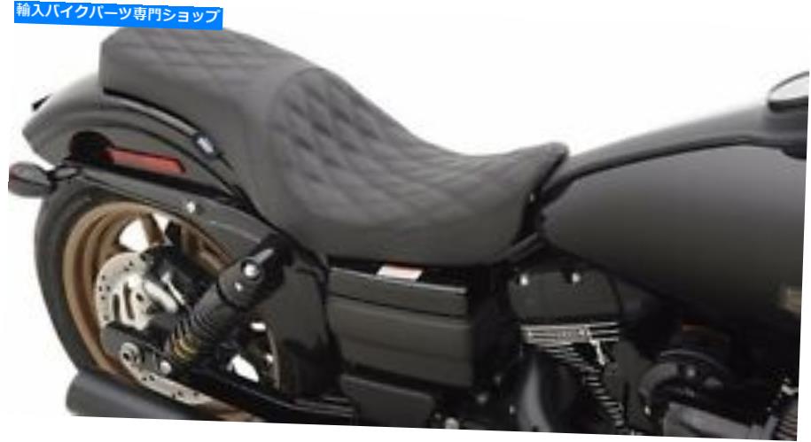 シート Drag Specialties 2 Up Harley 2006-2017 FXD用ダブルダイヤモンドストレッチシート Drag Specialties 2 Up Double Diamo