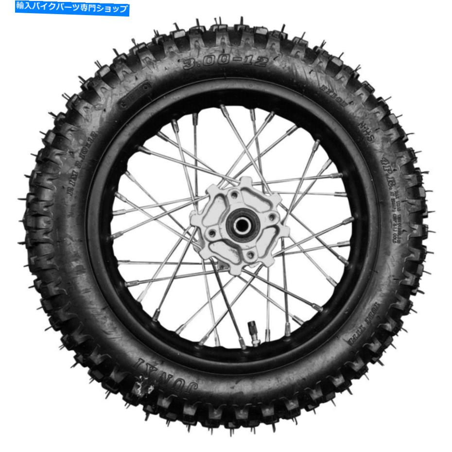ホイール 90/100-16インチの後輪タイヤと汚れの自転車用の12mmのベアリングが付いているリムの内管 90/100-16inch Rear Wheel Ti