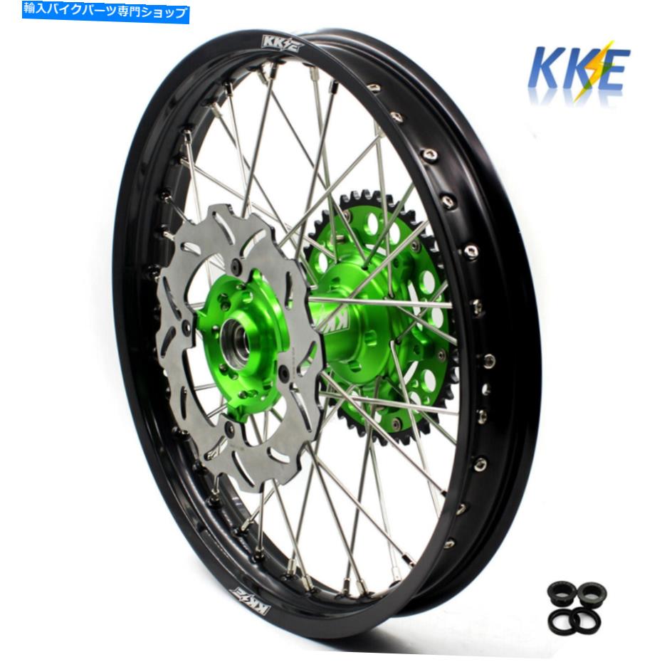 ホイール KKE 18「KX125 KX250 2006-2007 KX250F 2006-250F 2006-2018ディスク KKE 18 Rear Wheel Rim For KX125 KX250 2006-20