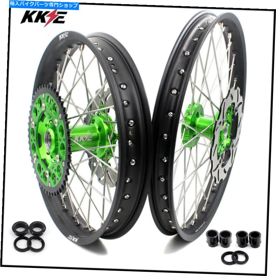 ホイール KKE 21/18川崎KX250F KX450F 2015-2018のための完全なEnduro wheels 2015-2018 OFF ROAD KKE 21/18 Complete Enduro Wh